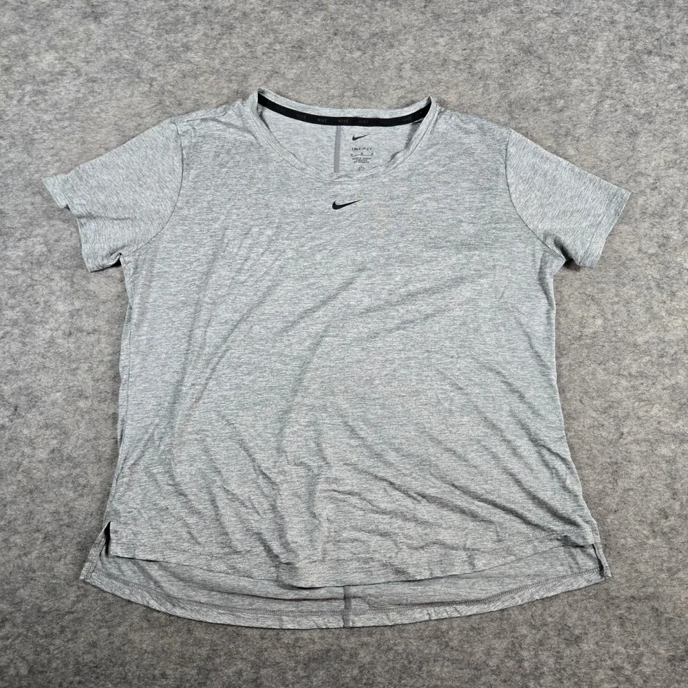 Nike Womens Grey Dri-FIT Active Training T-Shirt Medium